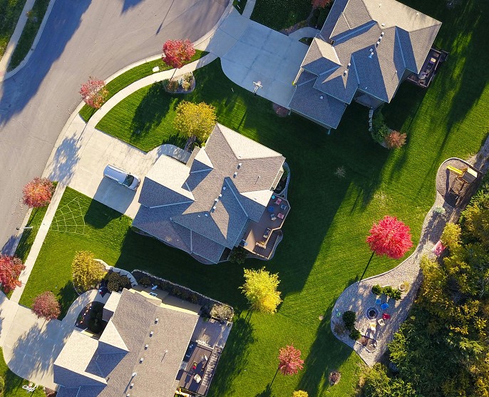 House Birds Eye View